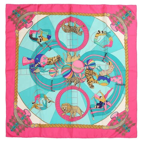 hermes circus collection pink|Hermes silk scarf.